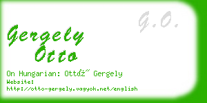 gergely otto business card